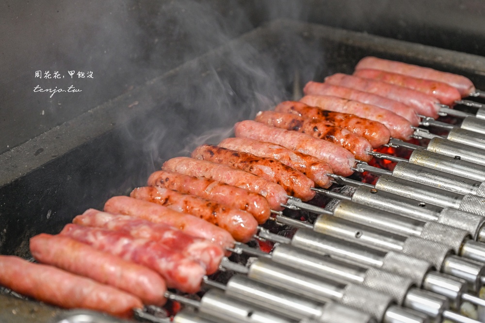 【宜蘭礁溪美食推薦】玉田炭烤香腸 30年老店三支香腸100元！人氣排隊店建議先電話預訂