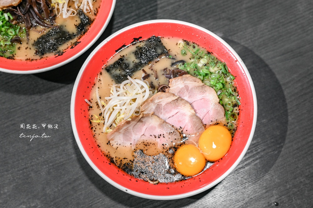 【熊本美食】熊本拉麵黑亭本店 70年老店最強熊本拉麵推薦！焦香蒜油與生雞蛋的完美組合