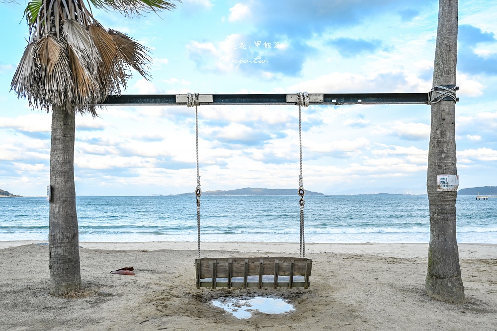 【福岡免費景點】糸島椰子樹鞦韆Palm Tree Swing 免門票好玩好拍照推薦！IG打卡必來