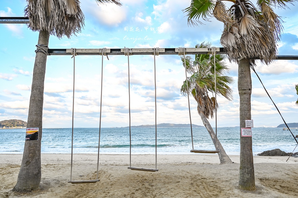 【福岡免費景點】糸島椰子樹鞦韆Palm Tree Swing 免門票好玩好拍照推薦！IG打卡必來