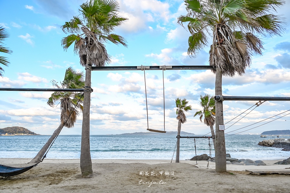 【福岡免費景點】糸島椰子樹鞦韆Palm Tree Swing 免門票好玩好拍照推薦！IG打卡必來