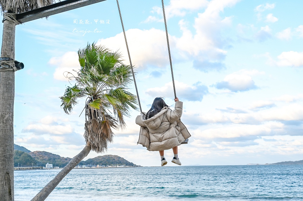 【福岡免費景點】糸島椰子樹鞦韆Palm Tree Swing 免門票好玩好拍照推薦！IG打卡必來