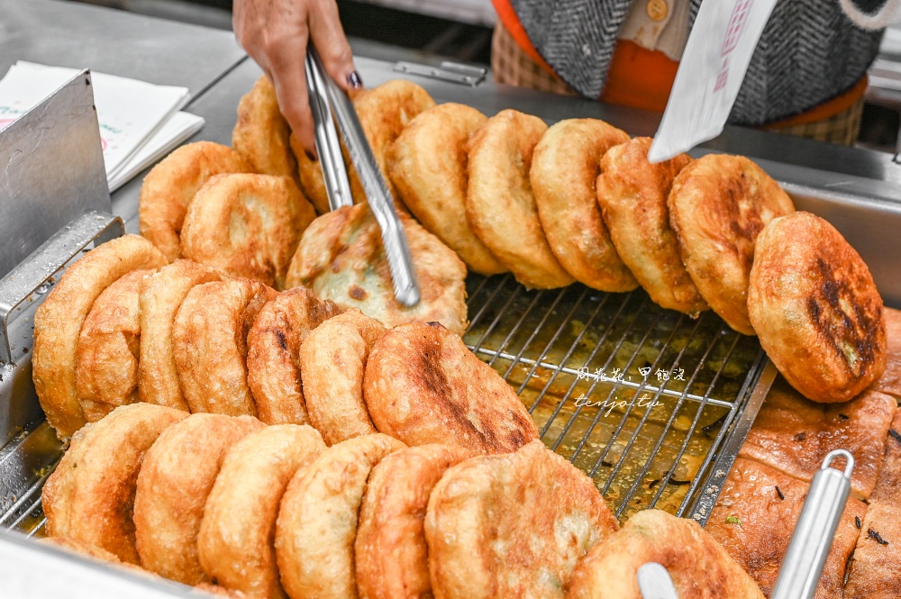 【松江南京美食】阿源煎餅 四平街一江街美食推薦！巨無霸煎餅內餡飽滿CP值高下午茶點心