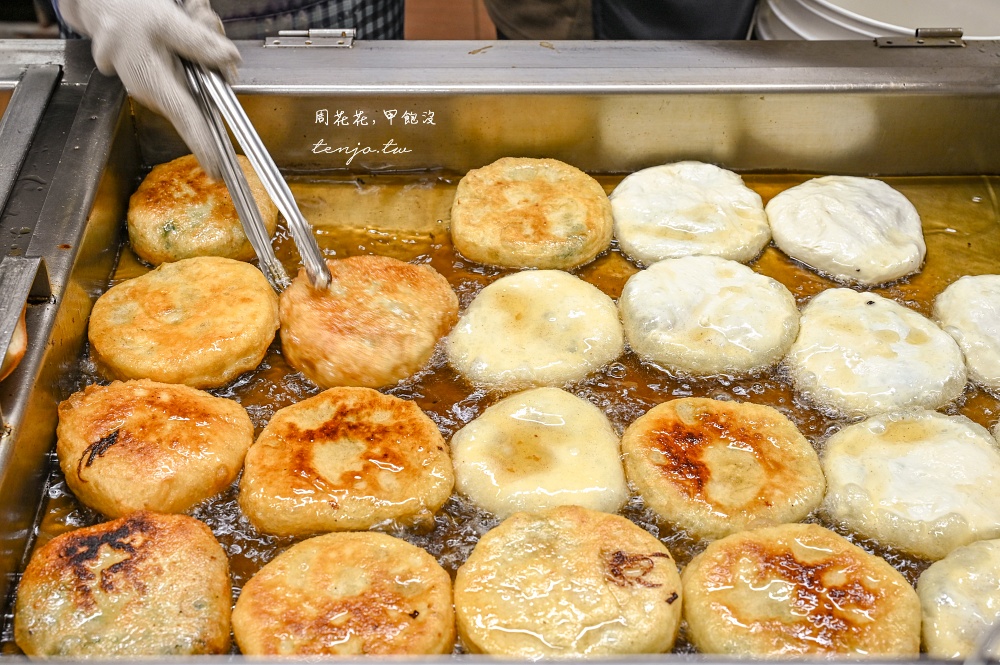 【松江南京美食】阿源煎餅 四平街一江街美食推薦！巨無霸煎餅內餡飽滿CP值高下午茶點心