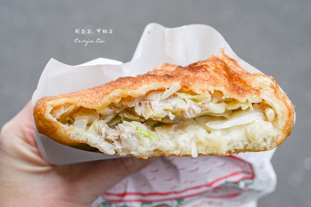 【松江南京美食】阿源煎餅 四平街一江街美食推薦！巨無霸煎餅內餡飽滿CP值高下午茶點心