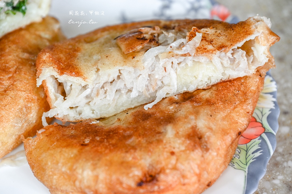 【松江南京美食】阿源煎餅 四平街一江街美食推薦！巨無霸煎餅內餡飽滿CP值高下午茶點心