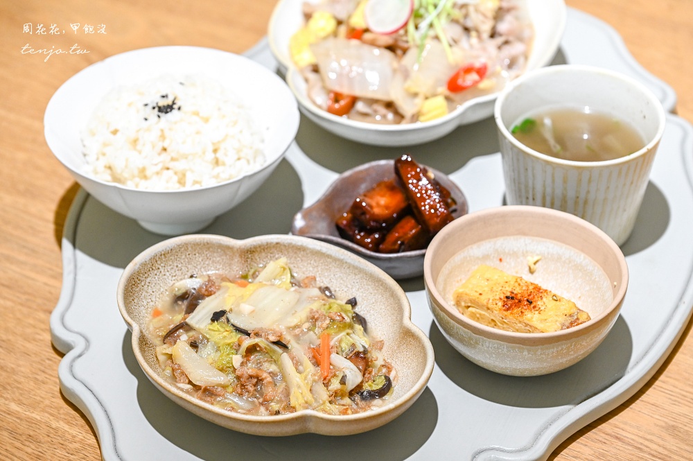 【桃園青埔美食】皿皿新中式定食料理 高質感青埔餐廳推薦！餐點好吃又精緻景觀座位超美