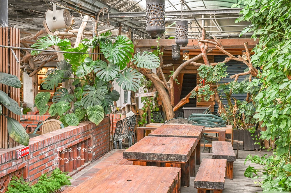 【台北花卉村】森林派對咖啡館 台北森林系咖啡廳推薦！低消80元交通方便有免費停車場