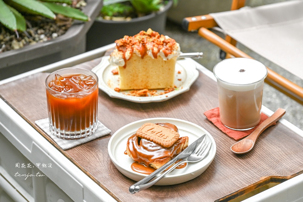 【士林咖啡店】Chüan Chuan Coffee 捲捲咖啡 超好吃肉桂捲巴斯克推薦！戚風蛋糕也厲害