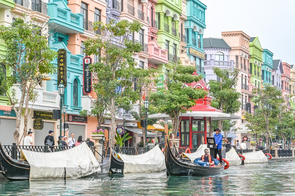 【越南河內景點】河內大世界 超美越南小威尼斯！免門票免費入園推薦必搭貢多拉運河遊船
