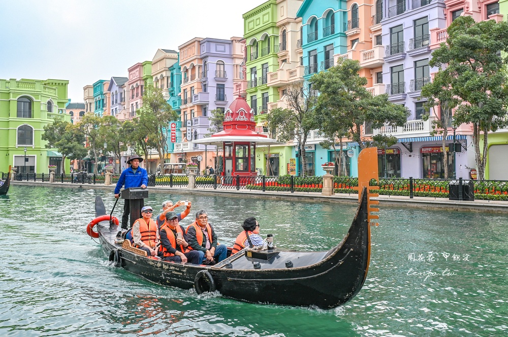 【越南河內景點】河內大世界 超美越南小威尼斯！免門票免費入園推薦必搭貢多拉運河遊船