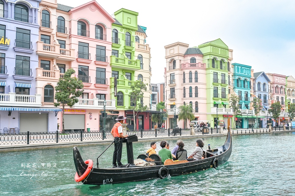 【越南河內景點】河內大世界 超美越南小威尼斯！免門票免費入園推薦必搭貢多拉運河遊船