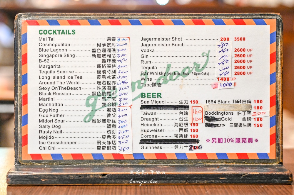 【圓山美食推薦】Green Door Bar 綠門老酒吧 老饕封為台北最強炸雞！披薩炒蛤蜊都好吃