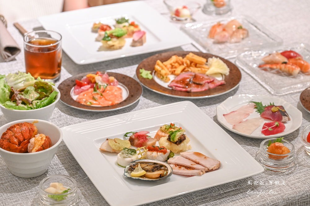 【和歌山住宿推薦】BLANCHETTE南紀白濱 自助餐Buffet超強！海鮮龍蝦生魚片壽司吃到飽 @周花花，甲飽沒