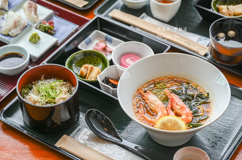 【和歌山加太美食】休暇村紀州加太 無敵海景餐廳！菜單推薦必點鯛魚拉麵生魚片海鮮丼飯