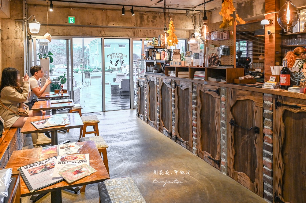 【石垣島咖啡】NUTSTOWN COFFEEROASTERS 自家烘焙美式風格咖啡店！甜點好吃推薦