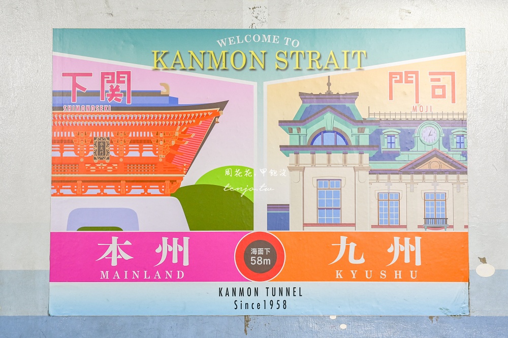 【北九州旅遊景點推薦】關門海峽隧道人行道：福岡縣門司港怎麼去山口縣下關交通攻略