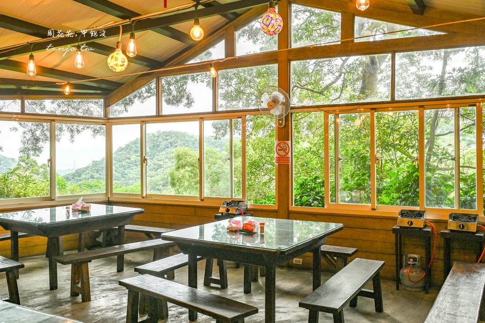【五股凌雲路美食】碧瑤山莊 觀音山土雞城推薦！小木屋庭園餐廳平價菜單份量大CP值高