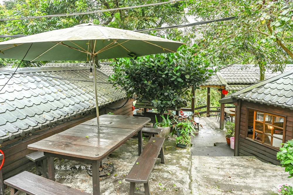 【五股凌雲路美食】碧瑤山莊 觀音山土雞城推薦！小木屋庭園餐廳平價菜單份量大CP值高