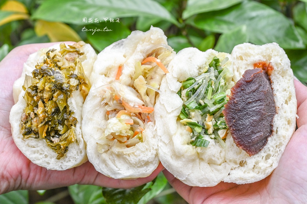 【台北萬華美食推薦】老上海包子萬大店 老麵發酵每天手工製作！饅頭20元起買十送一優惠