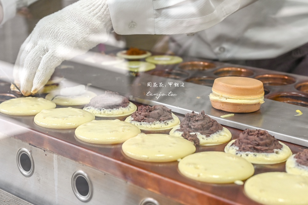 【松江南京美食】四平車輪餅 菜單口味超過30種！融合日式蛋糕皮作法蓬鬆綿密好吃推薦