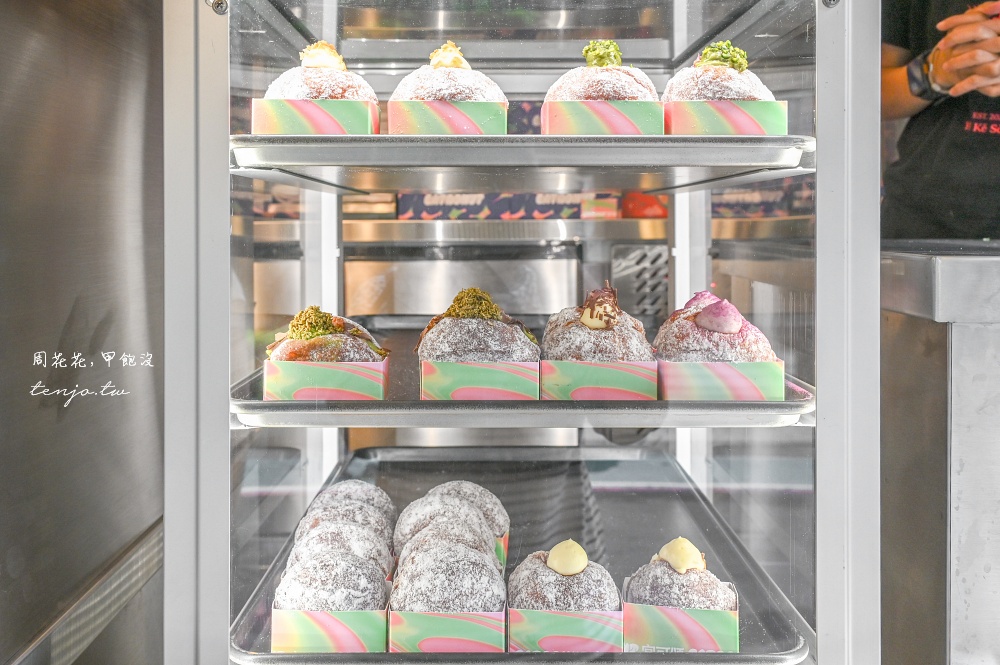 【松江南京美食】EATDONUT 新開幕生甜甜圈品牌！「六倍乳」工法+雙餡料設計平價好吃