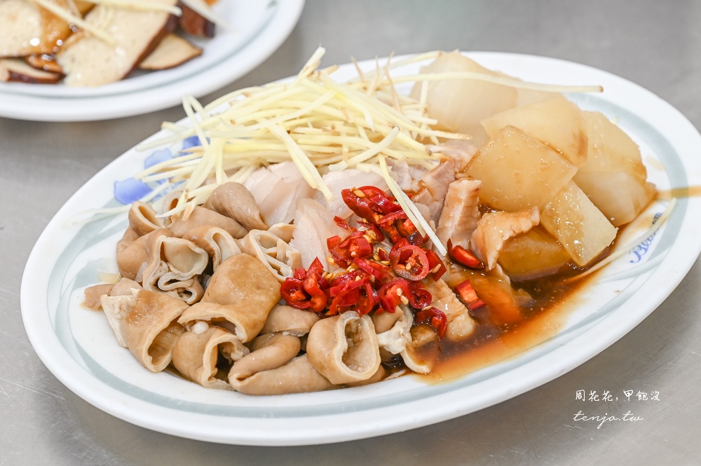 【新竹城隍廟美食】西市米粉湯大麵糊 芋頭米粉湯+黑白切小菜平價好吃！在地人推薦小吃