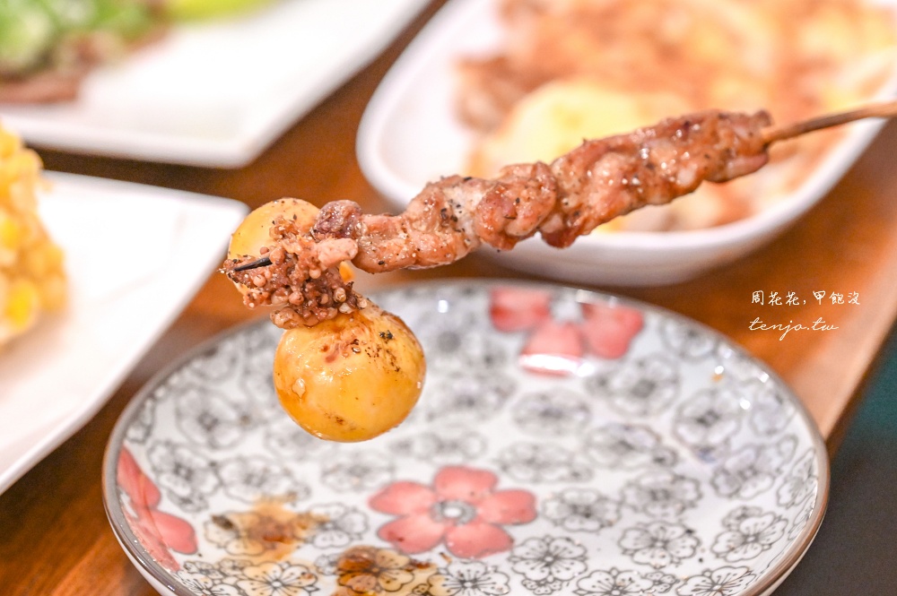 【新竹美食餐廳】炊煙裊裊炭火串燒 師承日本師傅串燒技術！菜單隱藏版菜色很多好吃推薦