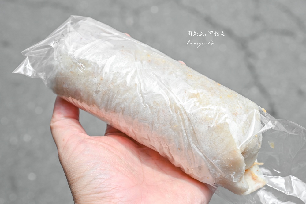 【北投美食推薦】阿泓潤餅 網評冠軍市場潤餅王！手工製全麥餅皮菜單潤餅捲口味超過30種