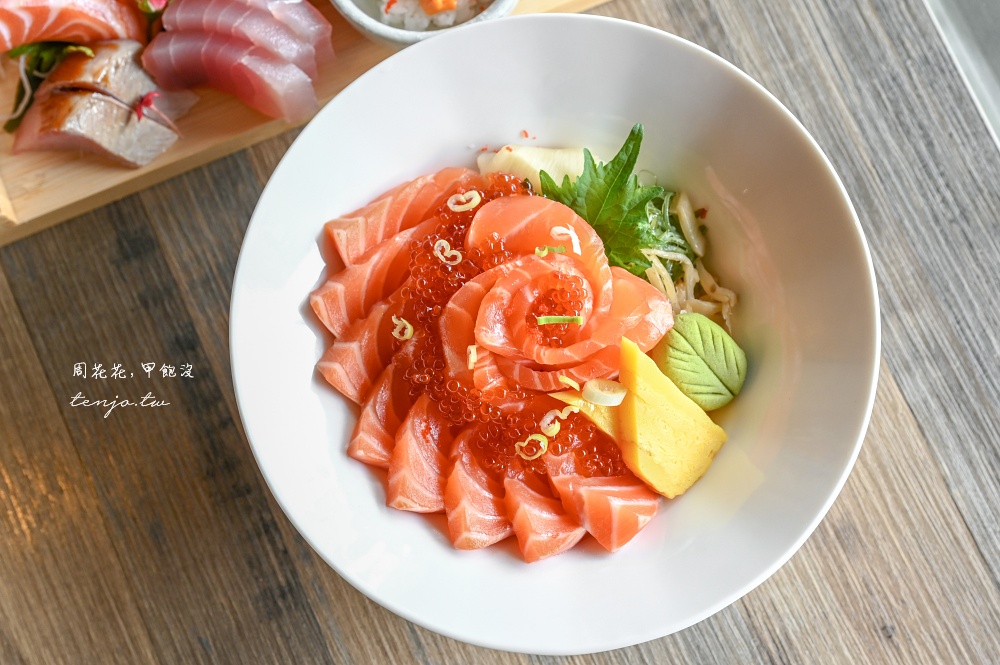 【公館萬隆美食】狐月狐火食堂 隱身師大分部日本料理！海鮮丼飯握壽司生魚片好吃推薦