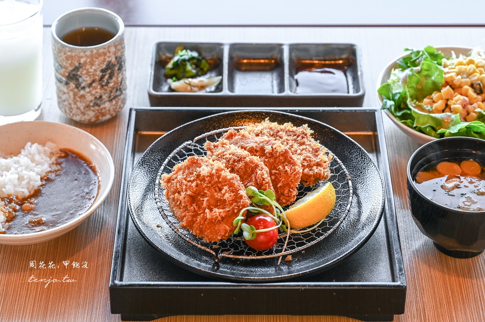 【大阪美食推薦】Tonkatsu KYK 梅田超美景觀餐廳！炸豬排+自助吧吃到飽只要1,500円起