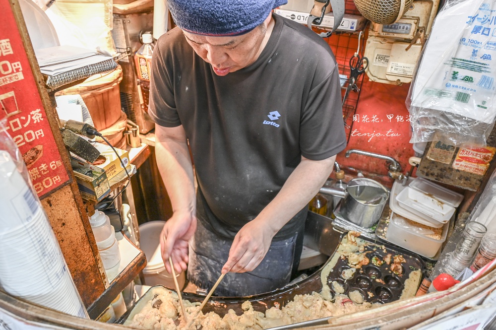 【大阪梅田美食】章魚燒Shioya 全日本最迷你的章魚燒店！隱身新梅田食道街立吞美食推薦