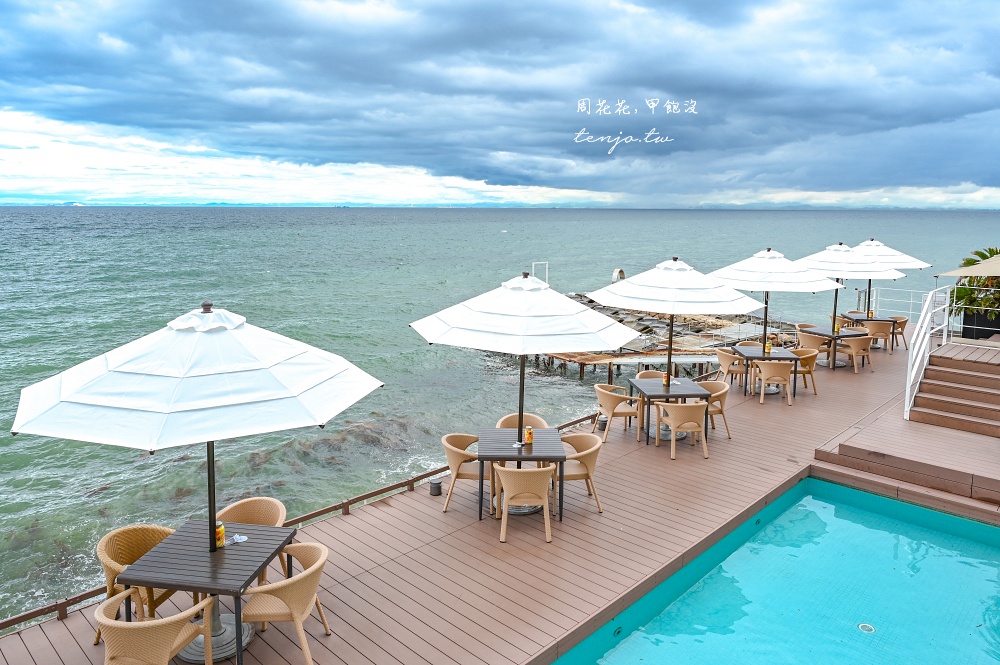 【淡路島美食推薦】幸福鬆餅淡路島本店 絕美海景咖啡廳！邊看海邊品嚐超人氣舒芙蕾鬆餅