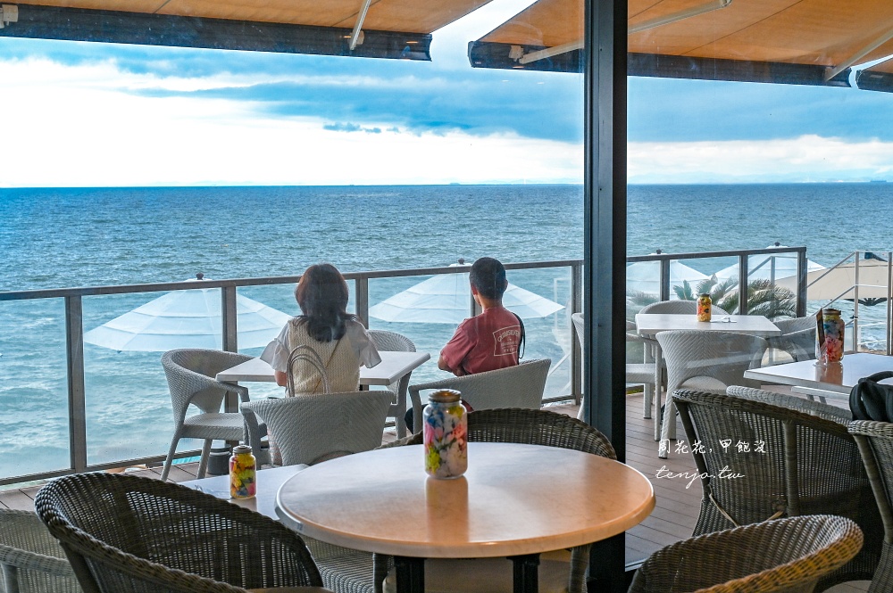 【淡路島美食推薦】幸福鬆餅淡路島本店 絕美海景咖啡廳！邊看海邊品嚐超人氣舒芙蕾鬆餅