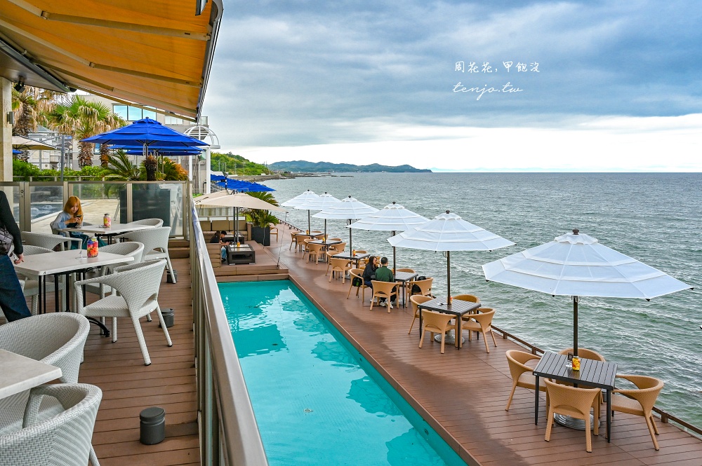 【淡路島美食推薦】幸福鬆餅淡路島本店 絕美海景咖啡廳！邊看海邊品嚐超人氣舒芙蕾鬆餅