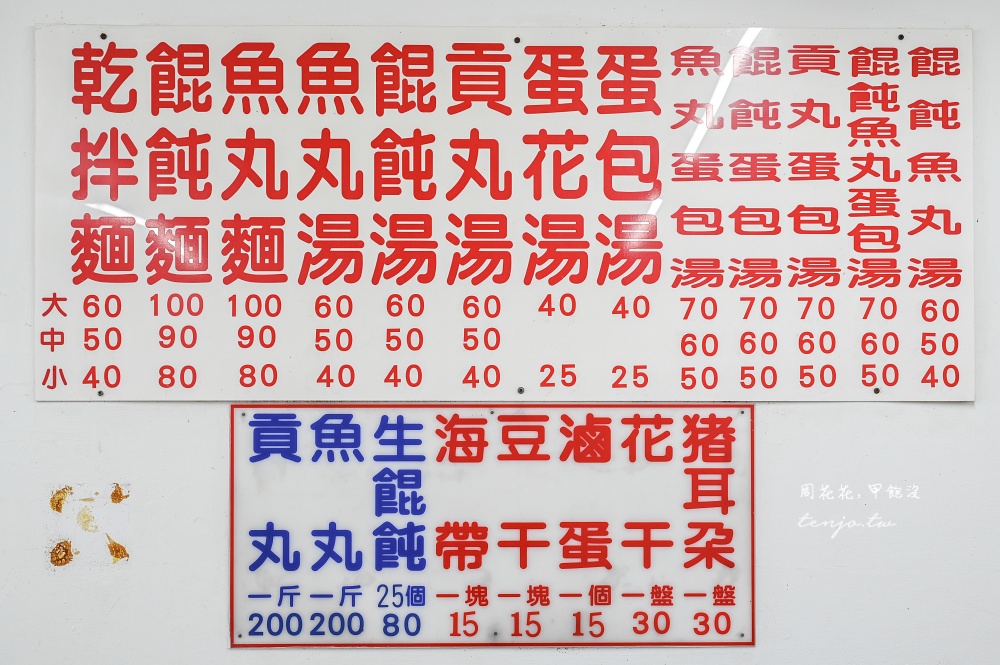 【小南門美食】中原福州乾麵 舒國治老師500碗推薦70年老店！菜單必點傻瓜乾麵+餛飩湯