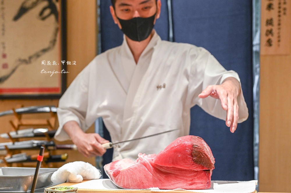 【萬華美食推薦】忻鮨壽司 台北無菜單日本料理推薦只要1480元！海膽鮑魚鮪魚大腹全吃到