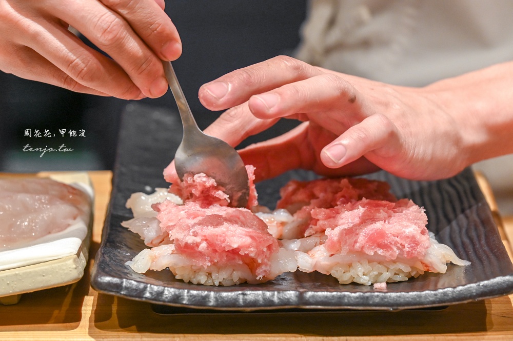 【萬華美食推薦】忻鮨壽司 台北無菜單日本料理推薦只要1480元！海膽鮑魚鮪魚大腹全吃到