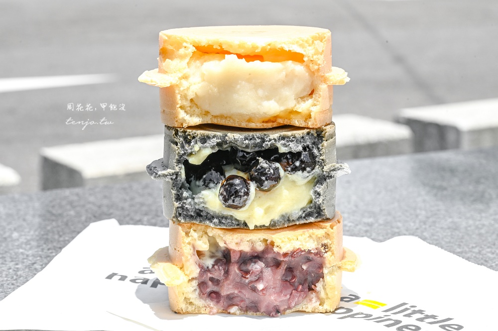【新竹美食甜點】小鵲幸車輪餅 國慶國宴指定紅豆餅！菜單口味多、皮脆內餡飽滿好吃推薦 @周花花，甲飽沒