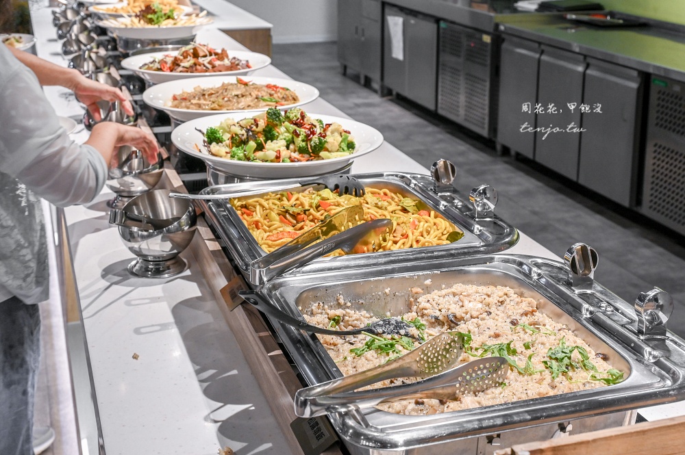【松山信義美食】旭穗蔬食 台北平價素食自助餐吃到飽！午餐下午茶379元起買餐券更便宜