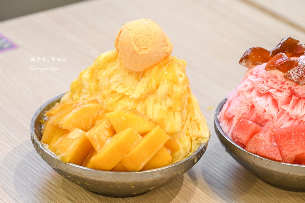 【新莊冰店美食】大碗公冰甜品新莊化成店 大份量料多到滿出來！菜單推薦必點嫩仙草冰