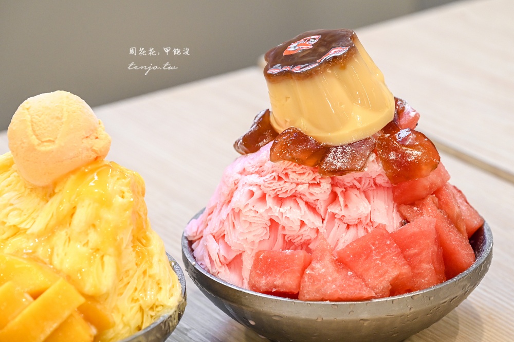 【新莊冰店美食】大碗公冰甜品新莊化成店 大份量料多到滿出來！菜單推薦必點嫩仙草冰
