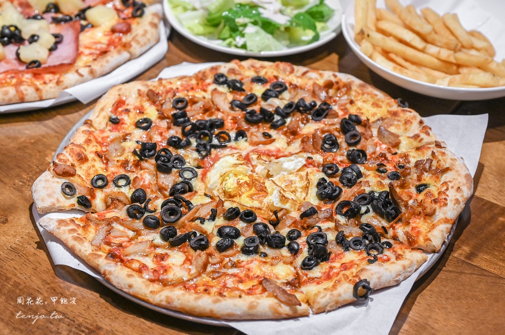 【士林天母美食推薦】Pino Pizza 號稱天母最好吃炸雞！菜單披薩同樣一絕建議要預約訂位