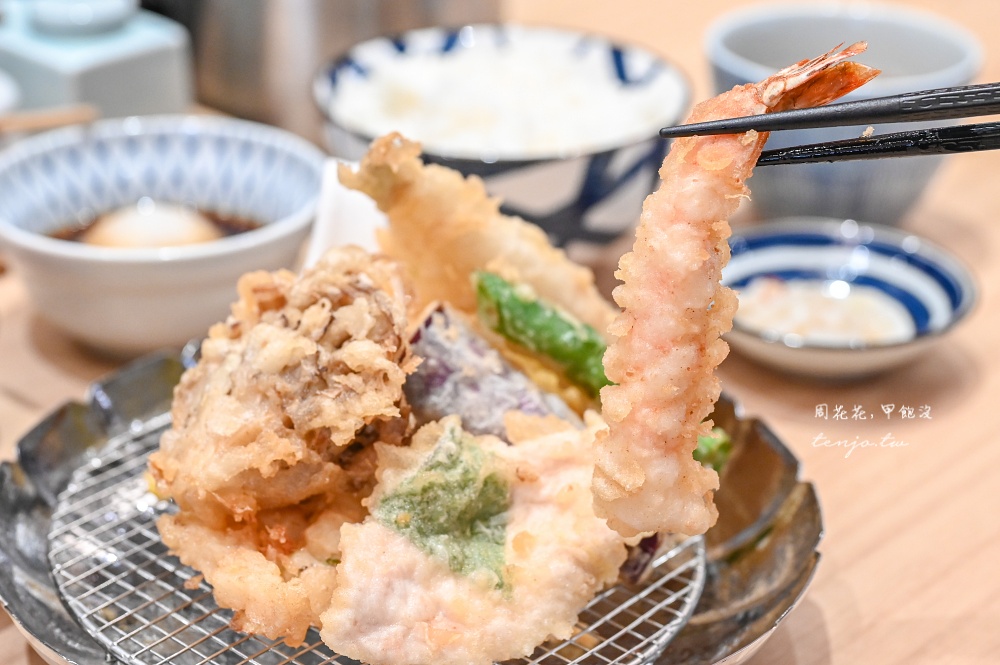 【台北大巨蛋美食】金子半之助-天婦羅 日本橋名店台灣一號店！套餐含漬菜吃到飽399元起