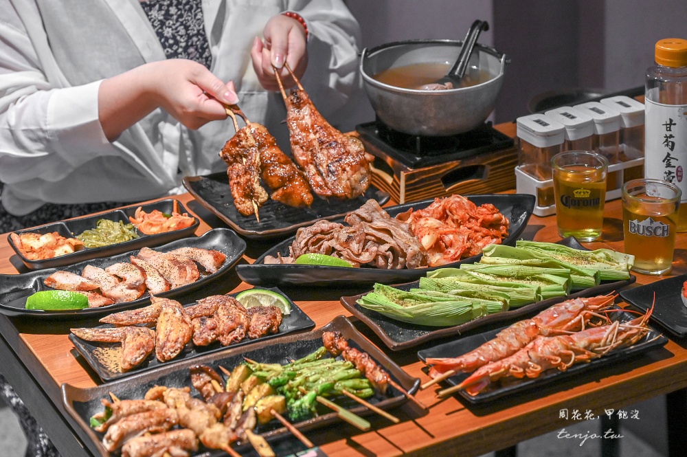 【中山區美食】柒息地串燒居酒屋長安總店 二代店轉型再升級！獨門神醬燒平價菜單選擇多 @周花花，甲飽沒