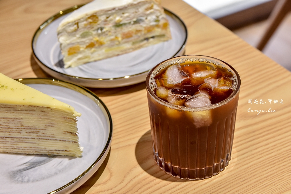 【台中北區美食】香緹果子Chantily&Tea 超人氣水果千層蛋糕！甜點咖啡都很好吃推薦
