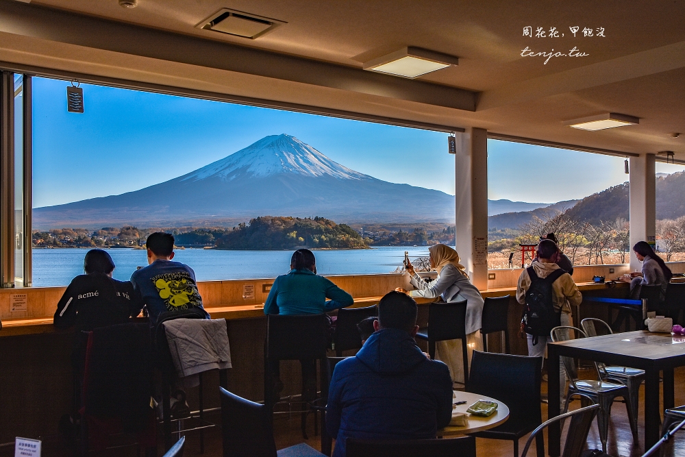 【河口湖景點】大石公園 河口湖自然生活館 隱藏版二樓咖啡廳看富士山！交通巴士開放時間