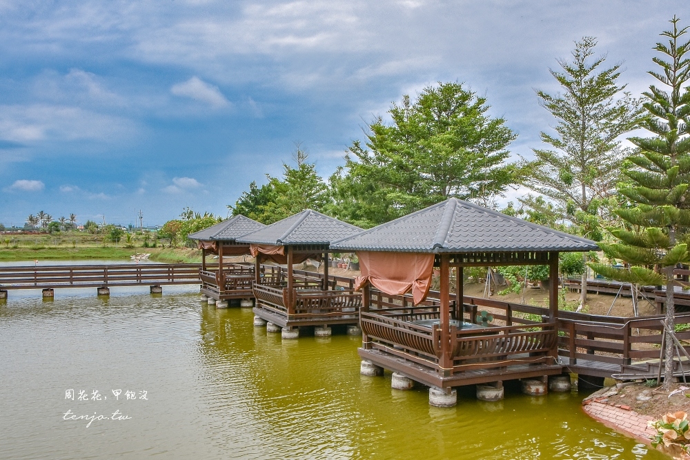 【台南安南區海鮮餐廳】水瀨閣水上木屋景觀海鮮餐廳美食 台灣也有峇里島風格水上屋餐廳