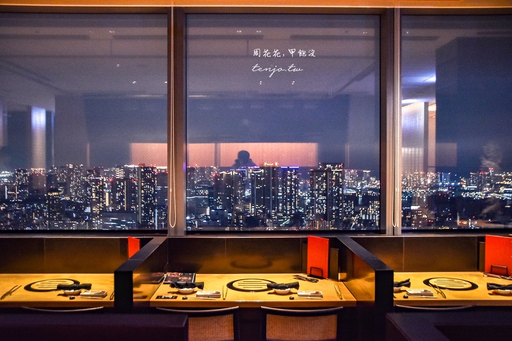 【東京燒肉推薦】燒肉TORAJI 汐留店 超美46樓景觀餐廳！浪漫東京夜景大啖超值和牛套餐