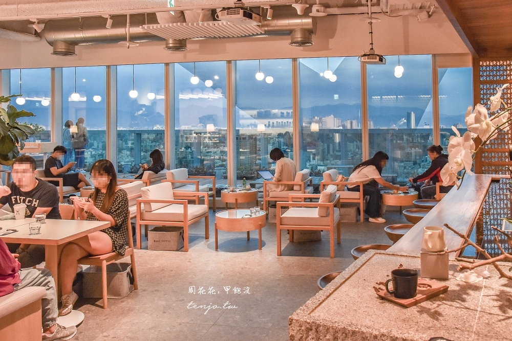 【台中咖啡廳】REC COFFEE Taiwan旗艦店 26樓無敵景觀咖啡廳！日本福岡冠軍咖啡推薦